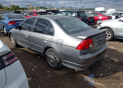 2005 Honda Civic Lx из США, поврежденный, VIN 2HGES15505H577254